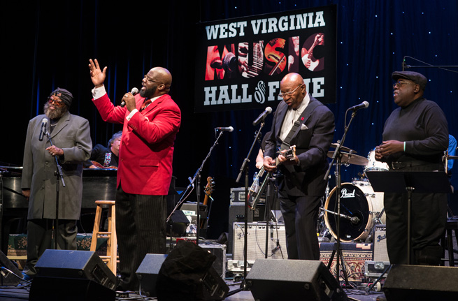 Curtis Womack, Rev. R.L. Bush, Friendly Womack and Charlie Tee