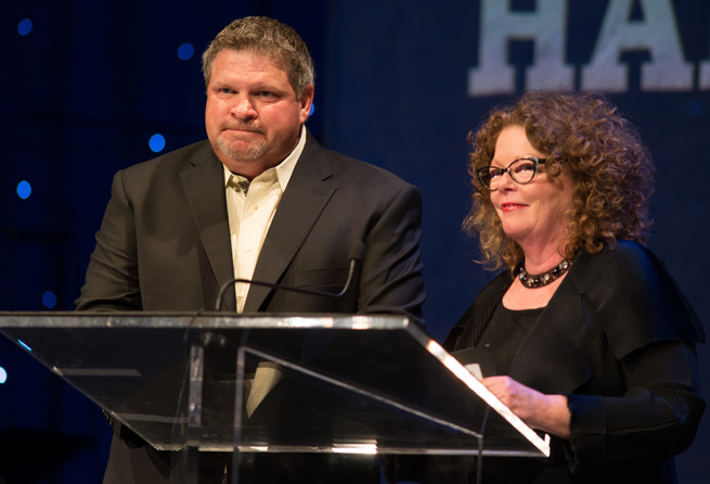 John Kruk and Mollie O'Brien