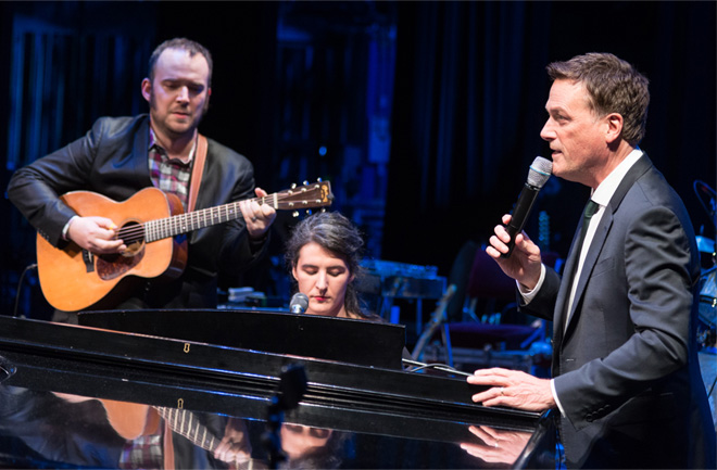 Michael W. Smith with Jesse Paris and Jackson Smith