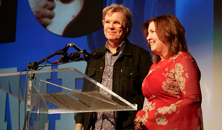 Lionel Cartwright and Missy Raines served as co-hosts