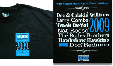 2009 Induction Ceremony T-shirt
