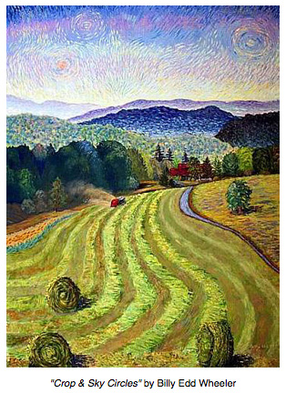 Crop & Sky Circles by Billy Edd Wheeler